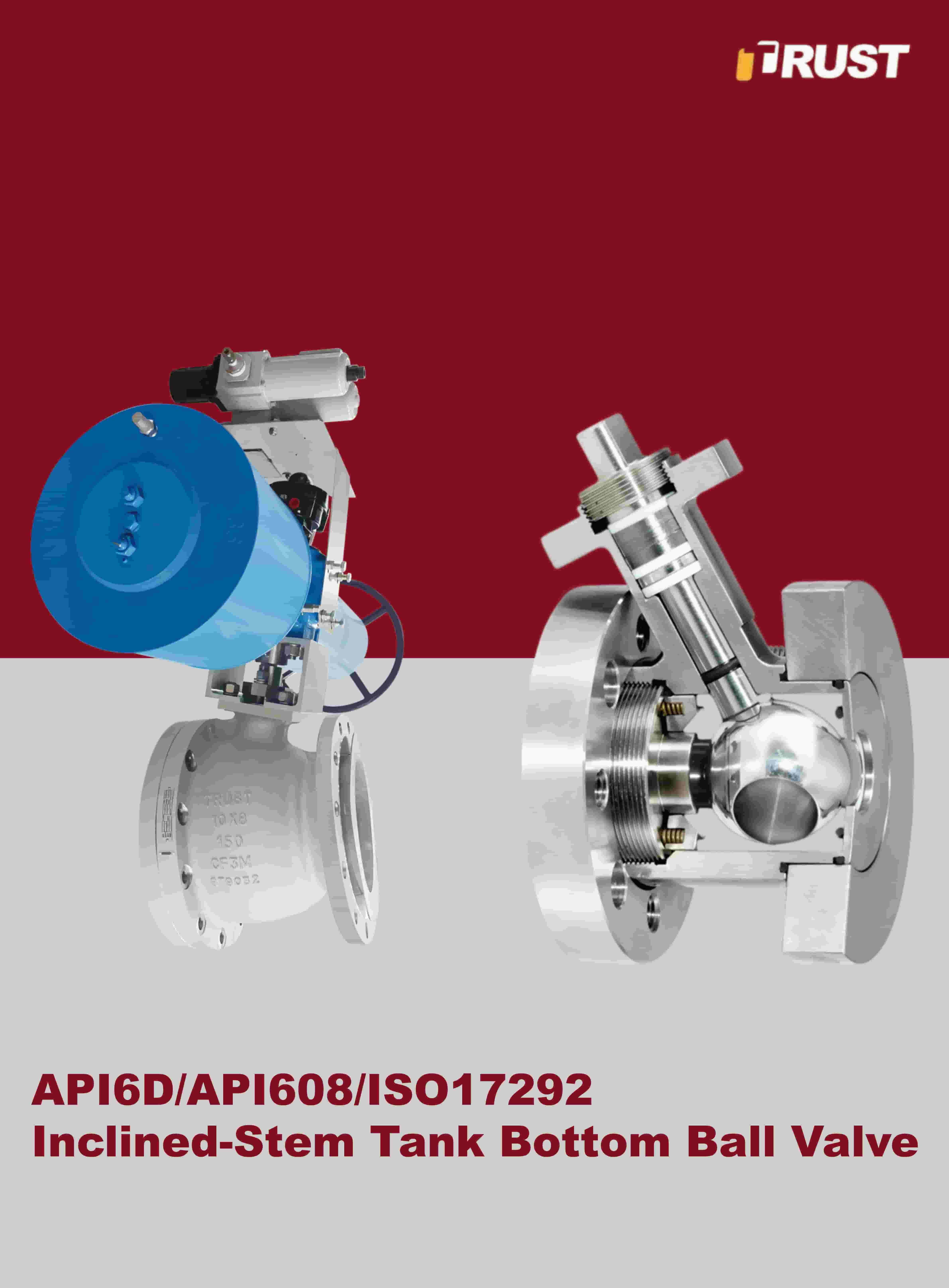 Vannes à Boule pour Fond de Réservoir à Tige Inclinée