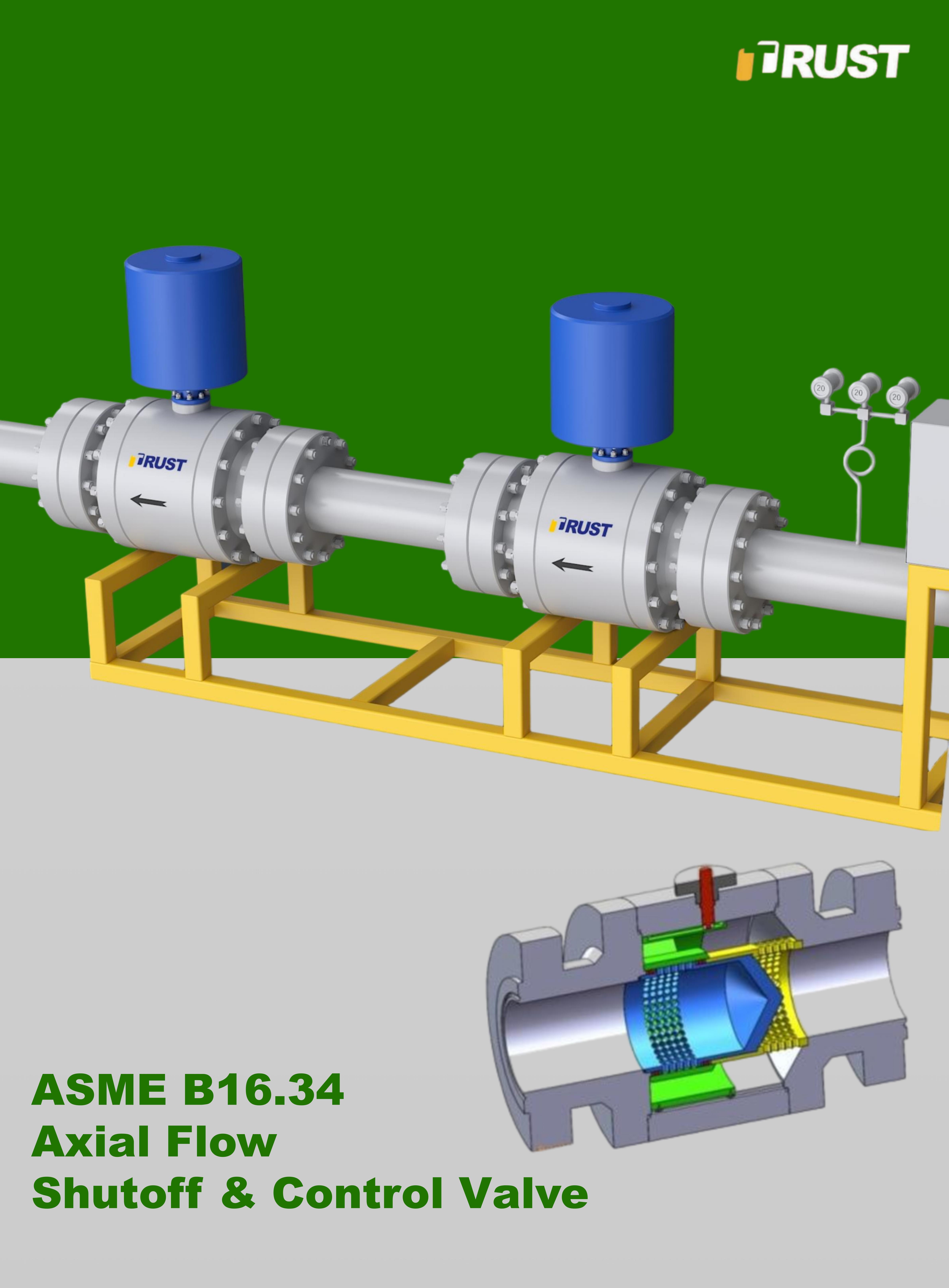 Vanne d'Arrêt & de Régulation à Écoulement Axial